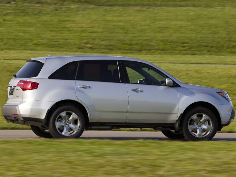 Acura MDX II, Внедорожник 5 дв. — вид сзади слева