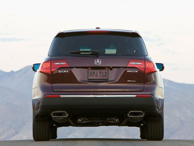 Acura MDX II Рестайлинг, Внедорожник 5 дв. — вид сзади