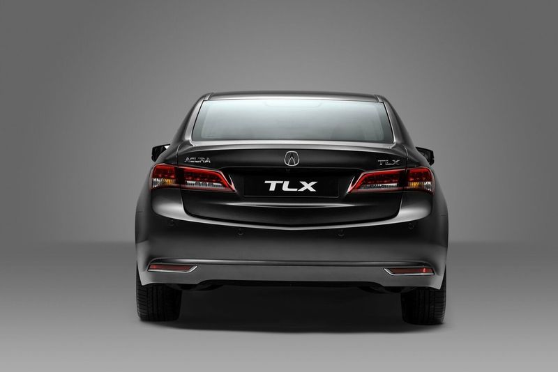 Acura TLX I, Седан — вид сзади