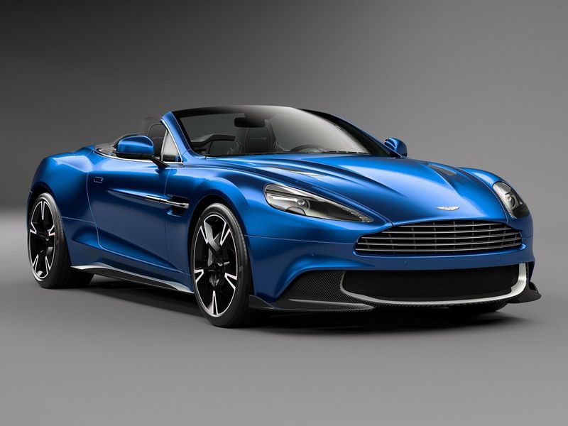 Aston Martin Vanquish ثانياً، رودستر Volante S — منظر أمامي أيمن