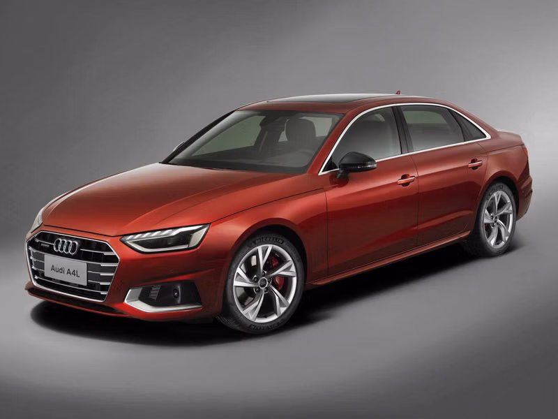 Audi A4 فيس ليفت V (B9) V (B9)، سيدان Long — منظر أمامي بزاوية ثلاثة أرباع