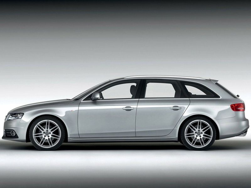 Audi A4 IV (B8)، واجون 5 أبواب — منظر من الجانب الأيسر