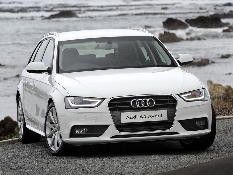 Audi A4 عملية فيس ليفت IV (B8)، واجون 5 أبواب — منظر أمامي أيسر