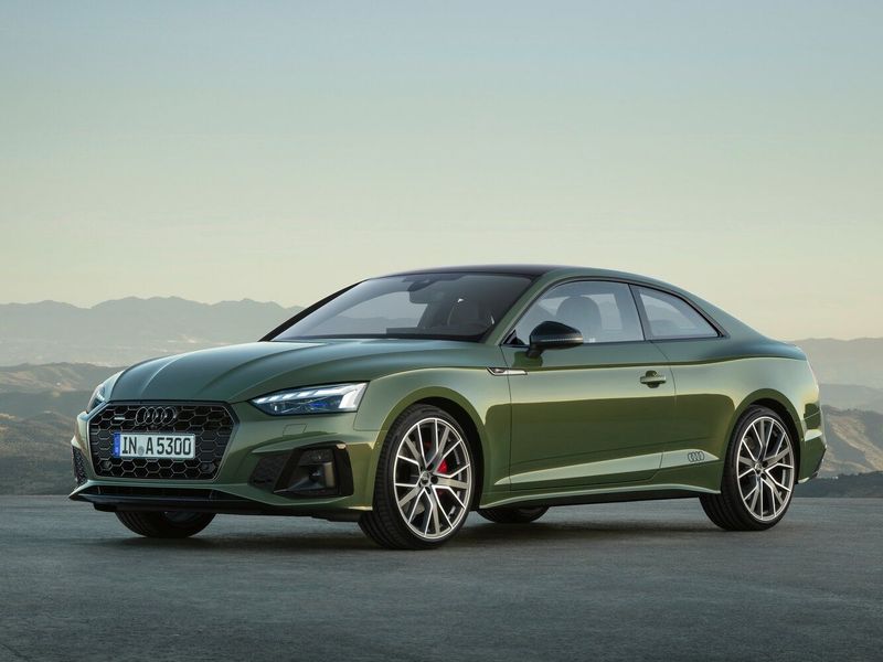 Audi A5 II (F5) Рестайлинг, Купе — вид спереди справа