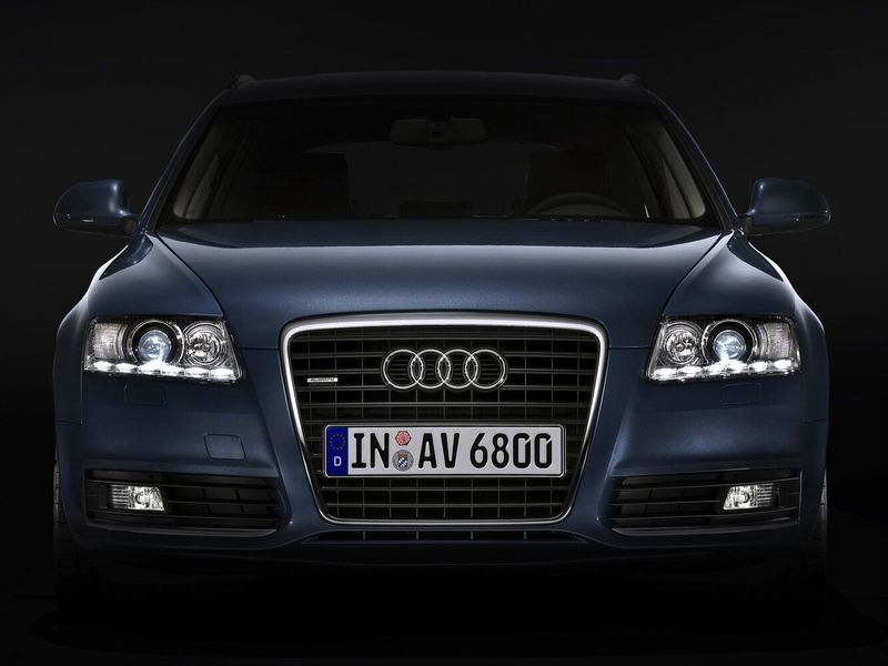 Audi A6 عملية فيس ليفت III (C6)، واجون 5 أبواب — منظر أمامي