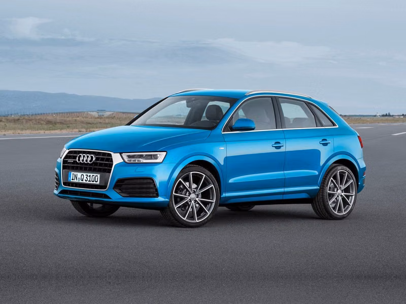 Audi Q3 I (8U) Рестайлинг, Внедорожник 5 дв. — вид спереди справа