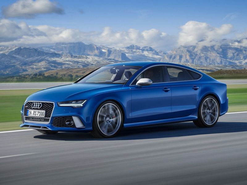 Audi RS 7 I (4G) فيس ليفت، ليفتباك Sportback — منظر أمامي أيمن