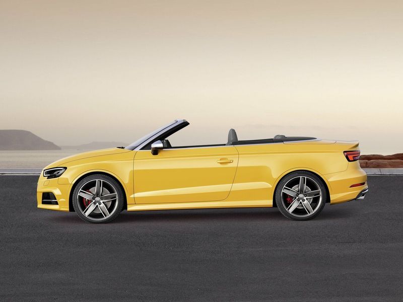 Audi S3 فيس ليفت III (8 فولت)، قابلة للتحويل — منظر من الجانب الأيسر