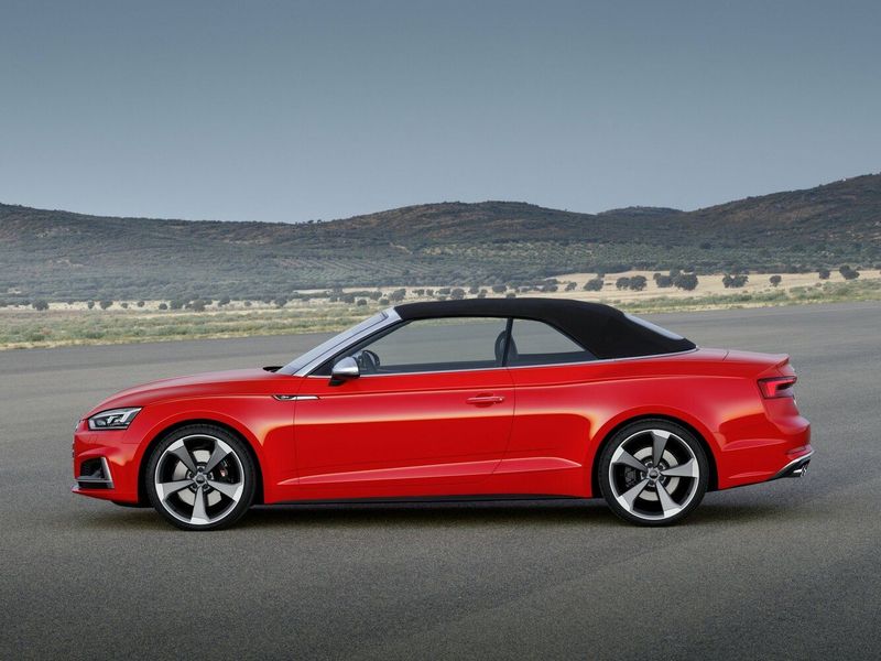 Audi S5 II (F5), Кабриолет — вид слева