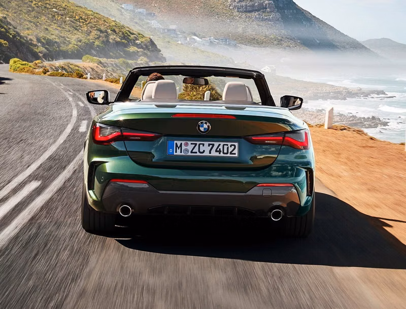 BMW 4 Series ز 22، ز 23، ز 26، قابلة للتحويل — منظر خلفي
