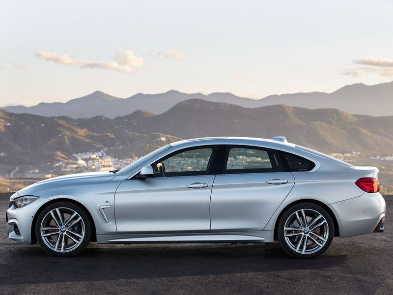 BMW 4 Series عملية فيس ليفت F32/F33/F36، ليفتباك Gran Coupe — منظر من الجانب الأيمن