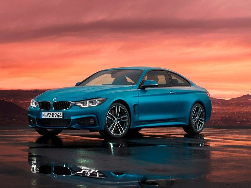 BMW 4 Series عملية فيس ليفت F32/F33/F36، كوبيه — منظر أمامي أيمن