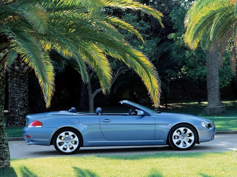 BMW 6 Series II (E63/E64)، قابلة للتحويل — منظر من الجانب الأيسر