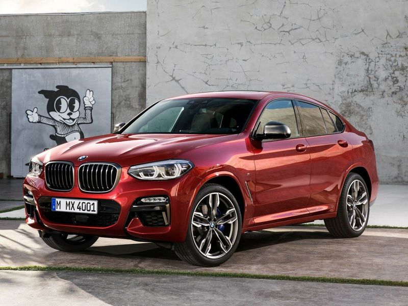 BMW X4 II (G02), Внедорожник 5 дв. — вид спереди слева