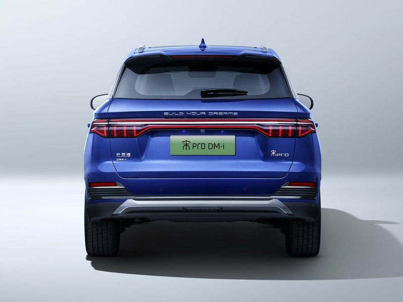 BYD Song Pro I Рестайлинг, Внедорожник 5 дв. — вид сзади