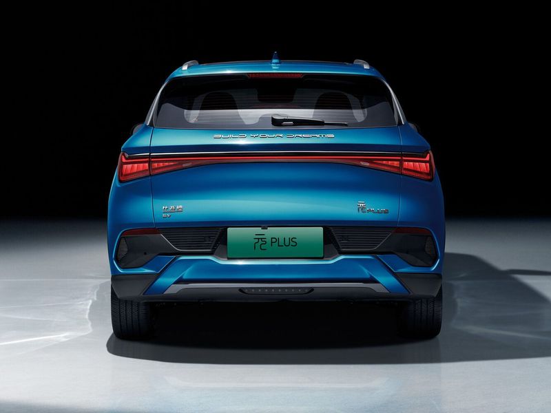 BYD Yuan Plus I, Внедорожник 5 дв. — вид сзади