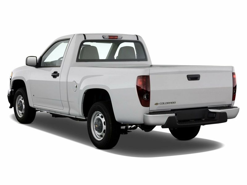 Chevrolet Colorado I, Пикап одинарная кабина — вид сзади справа