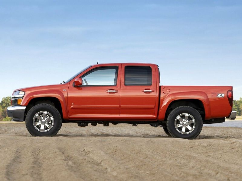 Chevrolet Colorado I, Пикап двойная кабина — вид слева