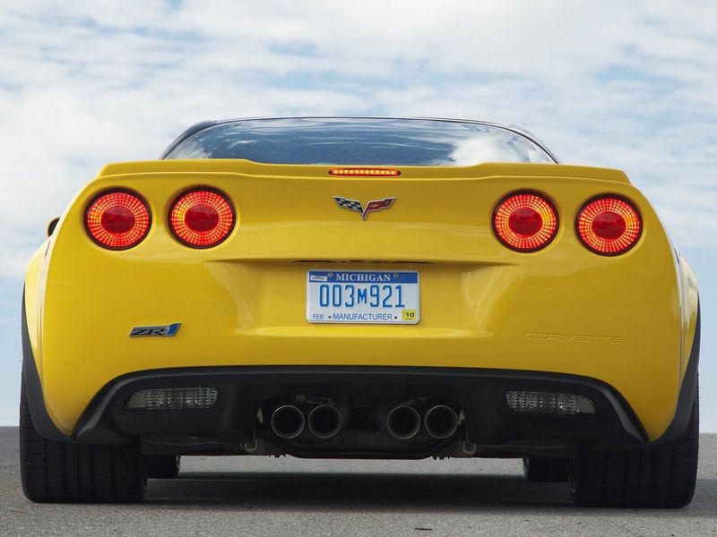 Chevrolet Corvette C6، تارغا — منظر خلفي