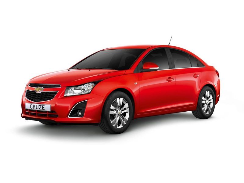 Chevrolet Cruze I Рестайлинг, Седан — вид спереди справа