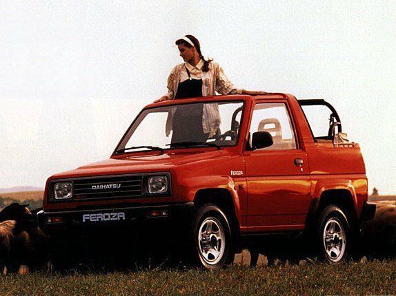Daihatsu Feroza، دفع رباعي خارجي Открытый — منظر أمامي أيسر
