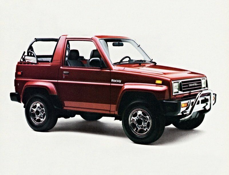 Daihatsu Rocky I، دفع رباعي خارجي — منظر أمامي أيمن