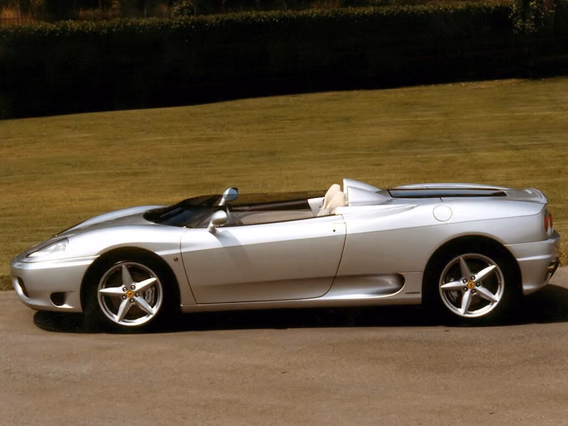 Ferrari 360, Спидстер Barchetta — вид справа