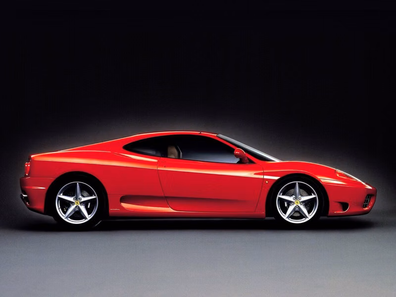 Ferrari 360, Купе Modena — вид справа