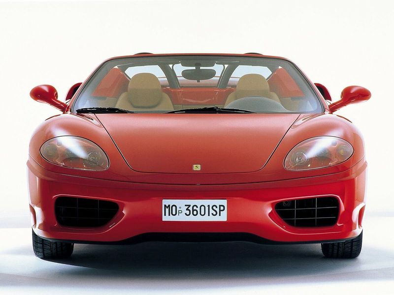 Ferrari 360, Спидстер Spider — вид спереди