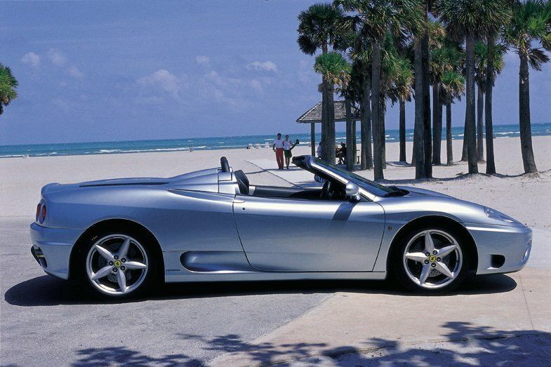 Ferrari 360, Спидстер Spider — вид справа