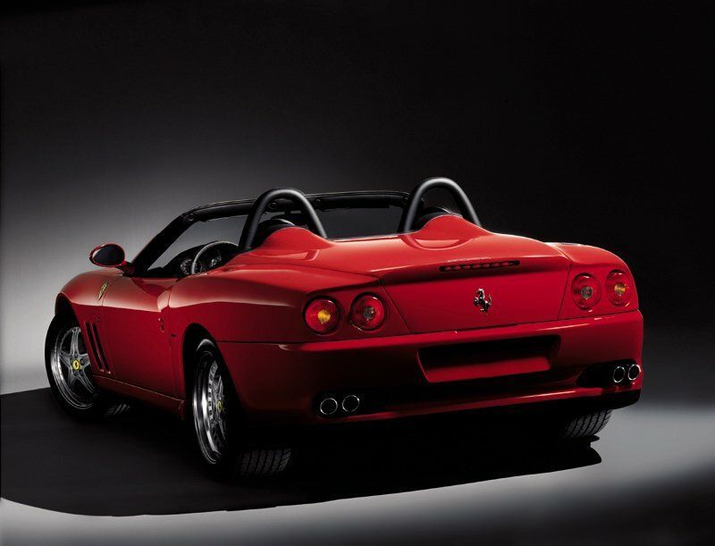 Ferrari 550, Родстер Barchetta — вид сзади слева