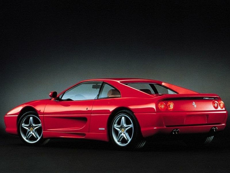 Ferrari F355, Купе Berlinetta — вид сзади в три четверти