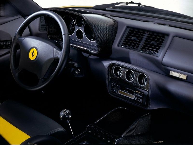 Ferrari F355, Кабриолет GTS — передняя панель