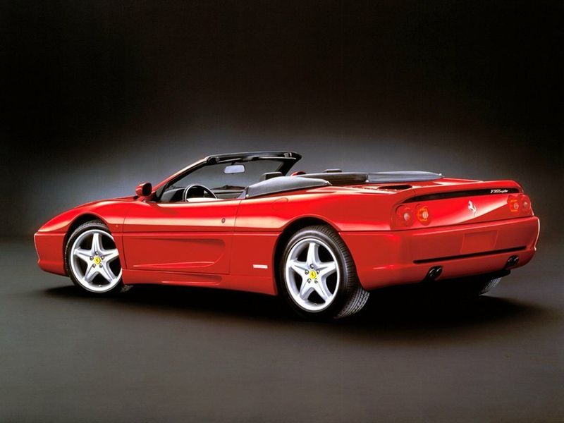 Ferrari F355, Кабриолет Spider — вид сзади в три четверти