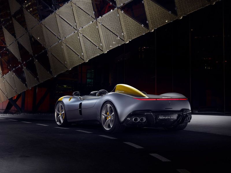 Ferrari Monza SP, Спидстер SP1 — вид сзади справа