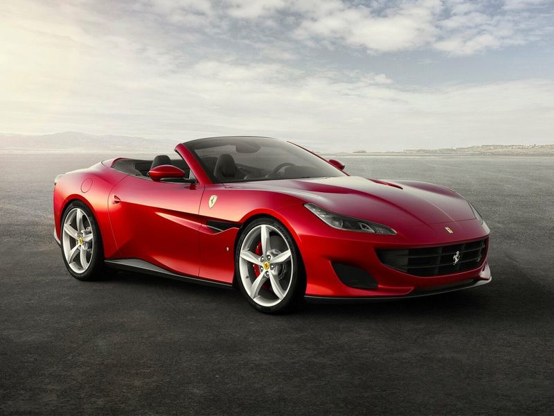 Ferrari Portofino I, Кабриолет — вид спереди справа