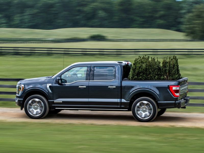 Ford F-150 XIV, Пикап двойная кабина SuperCrew — вид справа