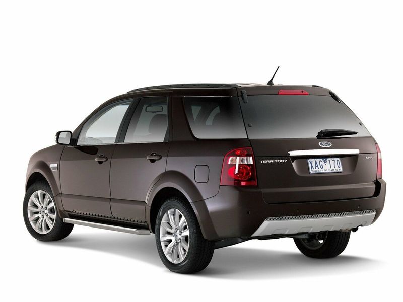 Ford Territory SY Рестайлинг, Внедорожник 5 дв. — вид сзади слева