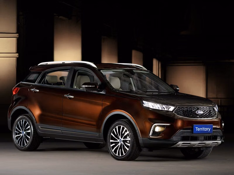 Ford Territory CX743, Внедорожник 5 дв. — вид спереди в три четверти
