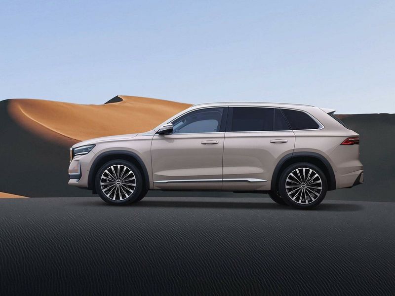 Geely Xingyue L I Рестайлинг 2, Внедорожник 5 дв. — вид слева