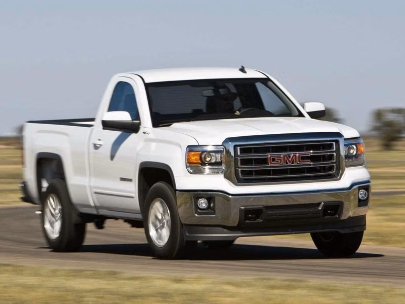 GMC Sierra III (K2XX), Пикап одинарная кабина — вид спереди справа