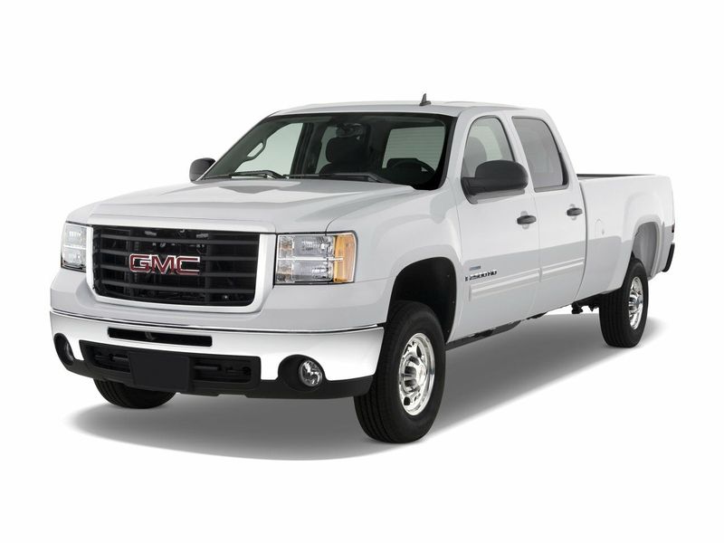 GMC Sierra II (GMT900), Пикап двойная кабина — вид спереди справа