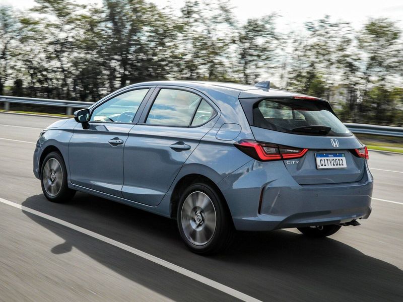 Honda City VII, Хэтчбек 5 дв. — вид сзади в три четверти