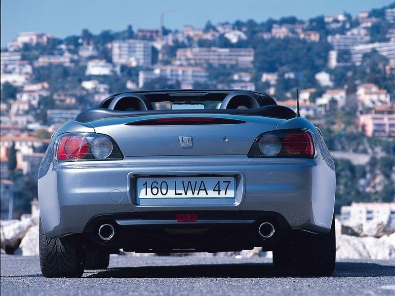 Honda S2000 I (AP1), Кабриолет — вид сзади