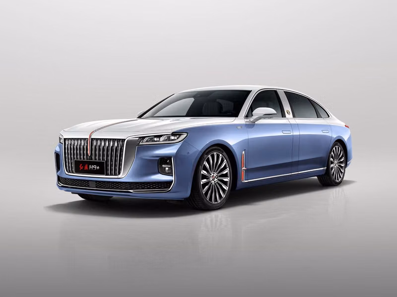 Hongqi H9 I, Седан Plus — вид спереди в три четверти