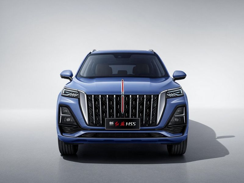 Hongqi HS5 أنا فيس ليفت، دفع رباعي 5 أبواب — منظر أمامي