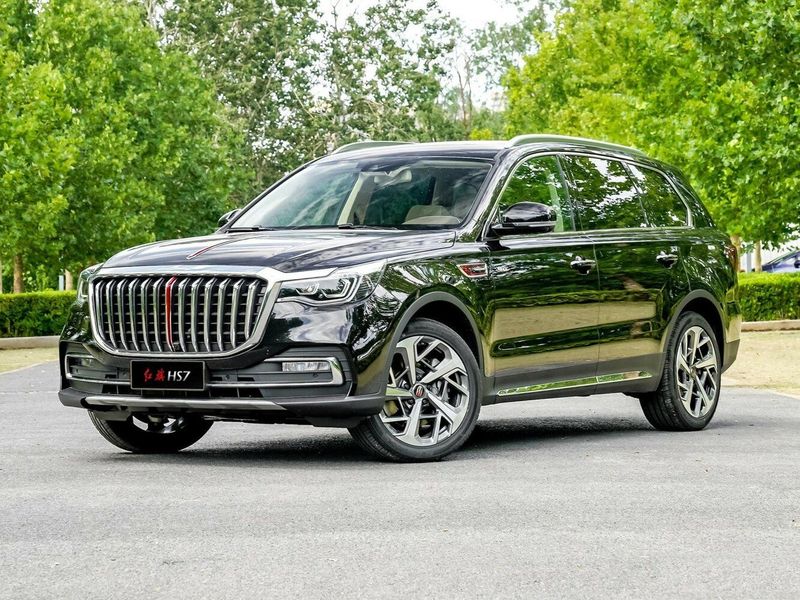 Hongqi HS7 I, Внедорожник 5 дв. — вид спереди в три четверти