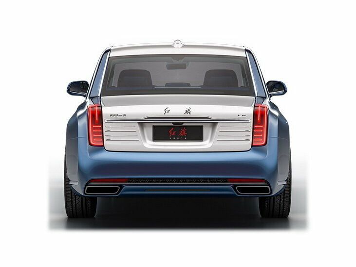 Hongqi L5 II, Лимузин — вид сзади