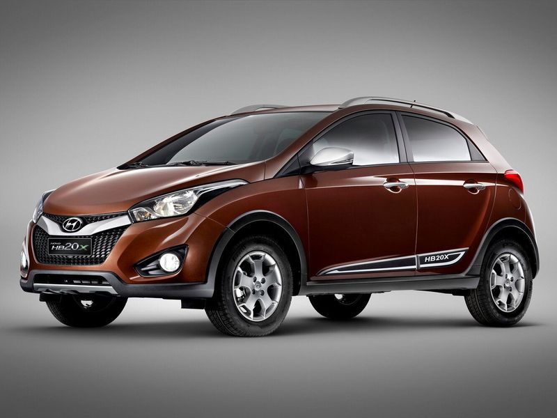 Hyundai HB20 I, Хэтчбек 5 дв. X — вид спереди слева