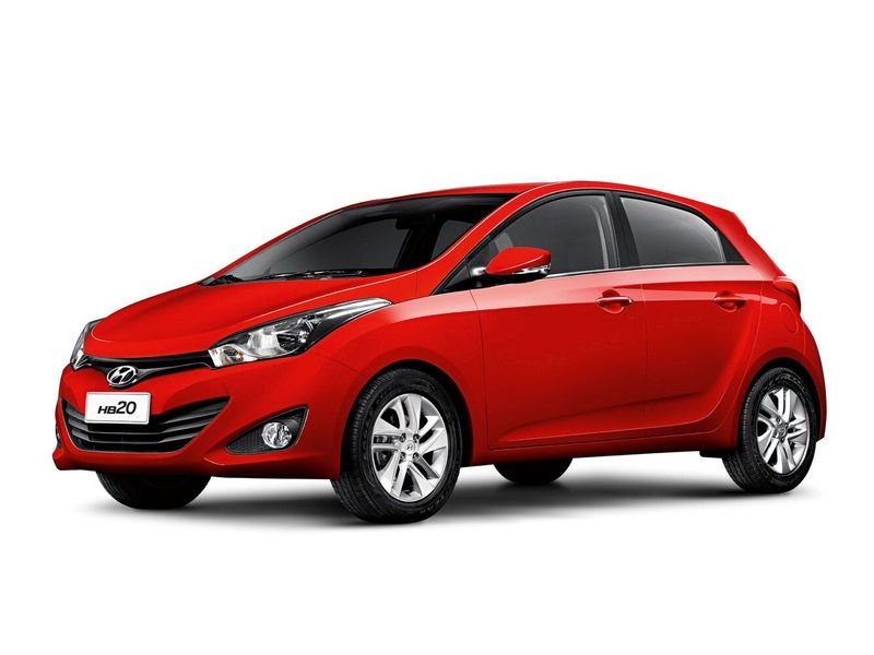 Hyundai HB20 I, Хэтчбек 5 дв. — вид спереди в три четверти